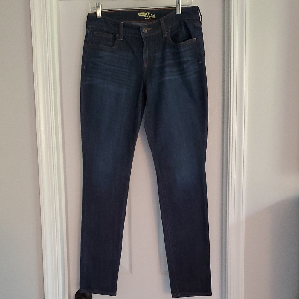 Old Navy Midnight Blue Skinny Jeans. Size 4